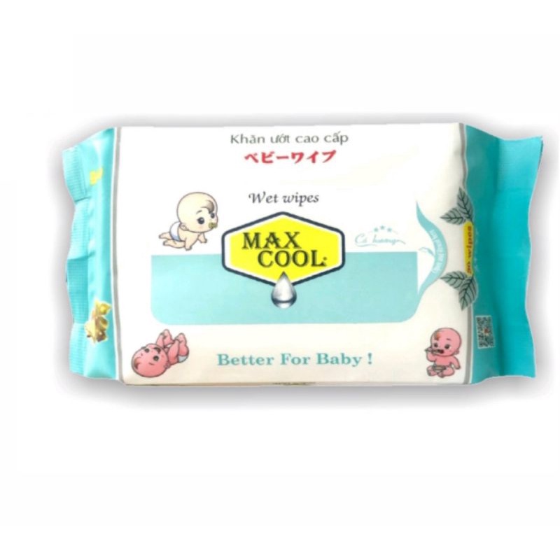 Khăn giấy ướt cao cấp Max Cool (30 tờ)