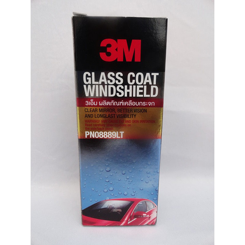 CHỐNG BÁM NƯỚC TRÊN KÍNH XE Ô TÔ 3M 08889LT, 200ml (Glass Coat Windshield, 3M 08889LT, 200ml)