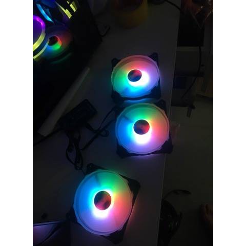 Fan CoolMoon Dualring RGB V3 16 triệu màu kèm 366 Hiệu Ứng