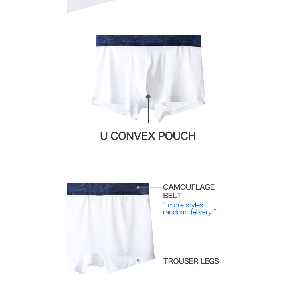 🔥 GIẢM GIÁ CỰC SHOCK 🔥 quần lót boxer lưới lụa lạnh cho nam