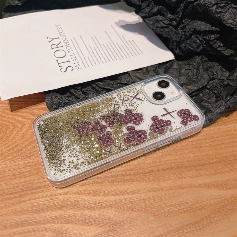 Ốp Điện Thoại Cứng Họa Tiết Gấu Hoạt Hình Cho iPhone 11 12 13 Pro MAX X XR XS MAX 6 6s 7 8 PLUS se 2020 2022