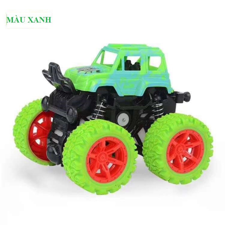 Đồ Chơi Ô Tô Địa Hình Nhào Lộn Xoay 360 Giảm Sóc Chạy Đà Siêu Mạnh .ĐTCA