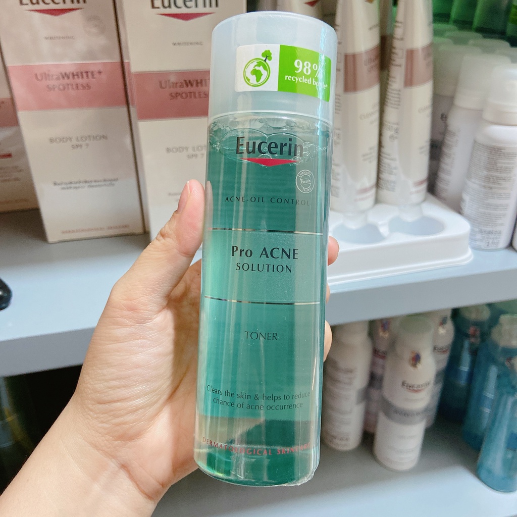 EUCERIN NƯỚC HOA HỒNG DÀNH CHO DA MỤN PROACNE TONER 200ML