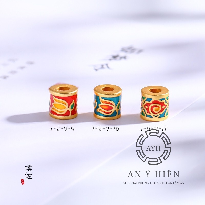 Charm Lu thống Tây Tạng hoa xanh #C274 ( An Ý Hiên)