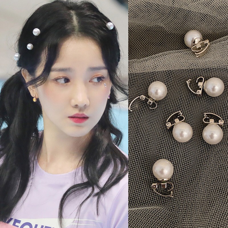 Kẹp tóc - cài tóc đính ngọc trai nhân tạo lấp lánh, nhỏ xinh dành cho nữ style Hàn Quốc