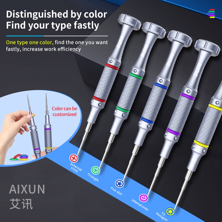 Tô vít Aixun AX-05/ AX-03 đầu S2 siêu cứng phiên bản mới 2022 (chuyên dùng cho iP)