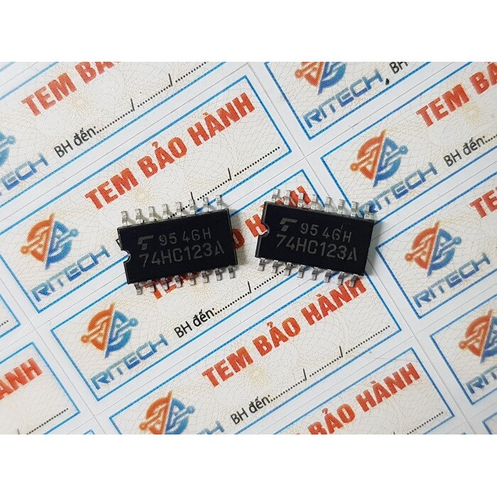 Combo 4 chiếc] 74HC123A, TC74HC123AF IC Số SOP-16 5.2MM