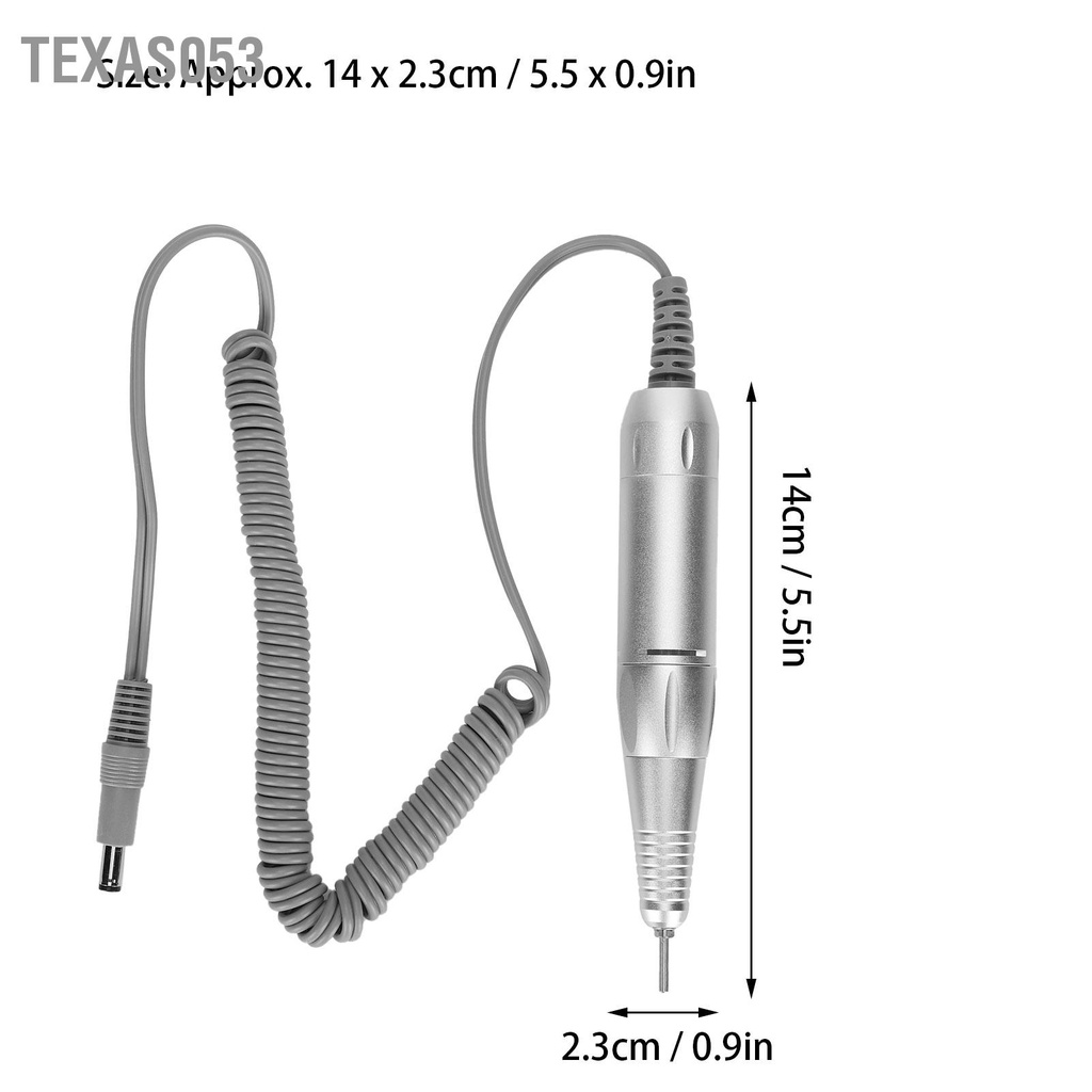 [Hàng HOT] Tay cầm Máy mài đánh bóng móng tay cầm tay tiện dụng【Texas053】
