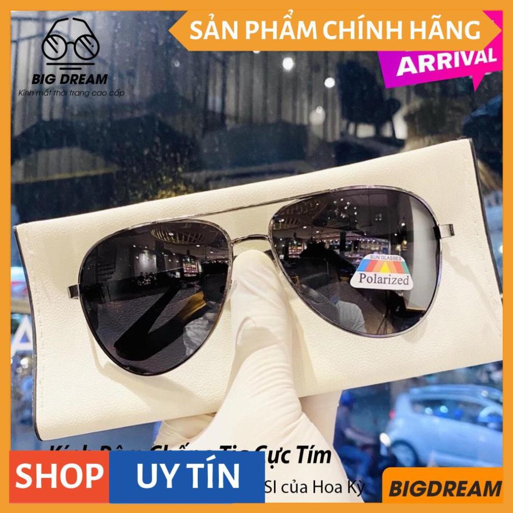 Kính mát nam thời trang cao cấp tròng phim make chống chói, chống tia UV - Mắt kính nam đi nắng gọng kim loại độc đáo | BigBuy360 - bigbuy360.vn
