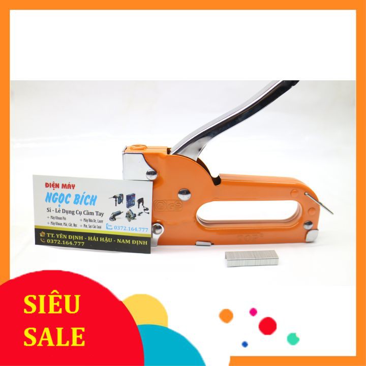 [Tặng hộp 5000 ghim 16/6] Súng bắn ghim - Kìm bắn đinh ghim TOP cầm tay có tăng lực, đa năng, tiện dụng