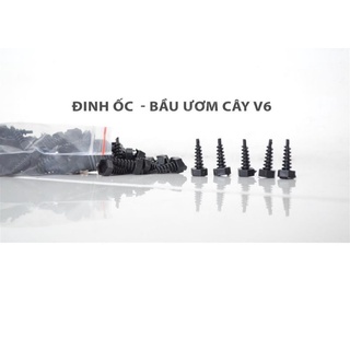 50 cái Đinh ốc cố định bầu ươm cây V6