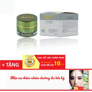Chính hãng 100% - HẾT MỤN LẠI TRẮNG DA VỚI KEM FACE XANH ZOLEY -  [Tặng mặt nạ dưỡng da]