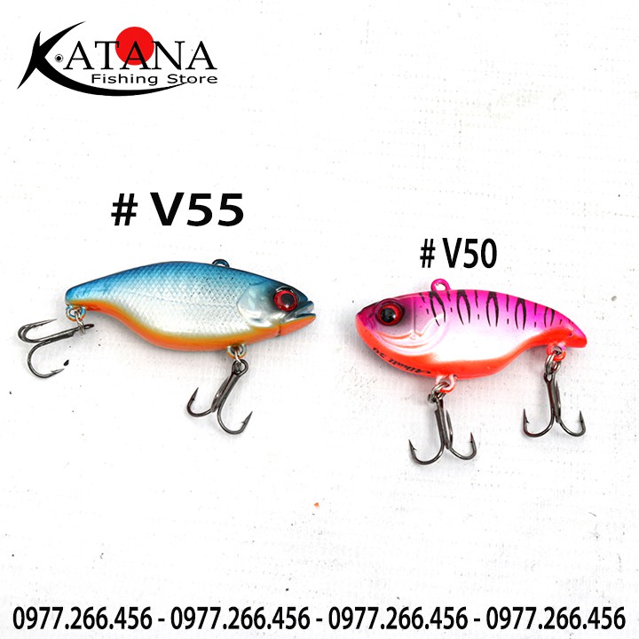 Mồi lure cá giả V50 - V55