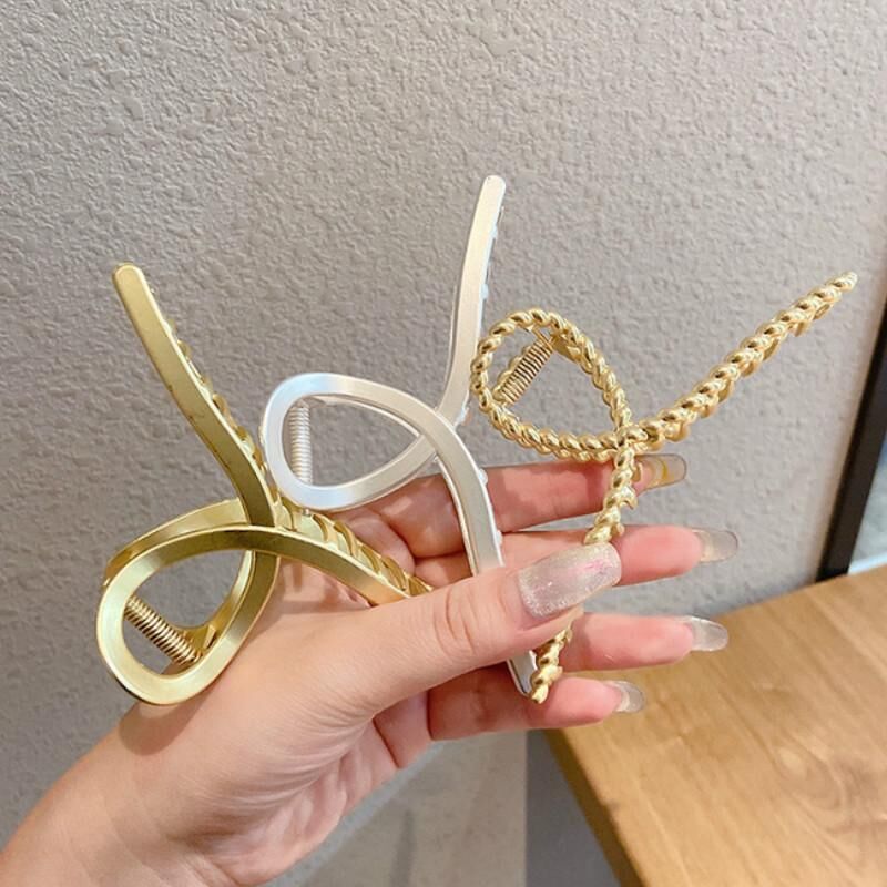 Kẹp Tóc Đuôi Ngựa Bằng Hợp Kim Acrylic Thanh Lịch