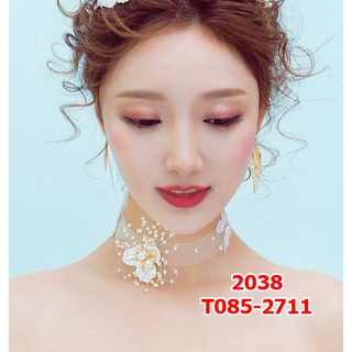 Băng đô cổ + tóc cô dâu 2in1