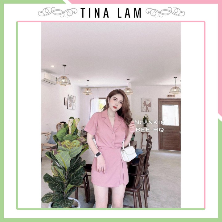 Set Vest Nữ Công Sở 💝𝐇𝐀𝐍𝐆 𝐂𝐀𝐎 𝐂𝐀𝐏💝 Bộ Vest Nữ Công Sở Váy Trơn Kèm Lót Váy Nhiều Màu
