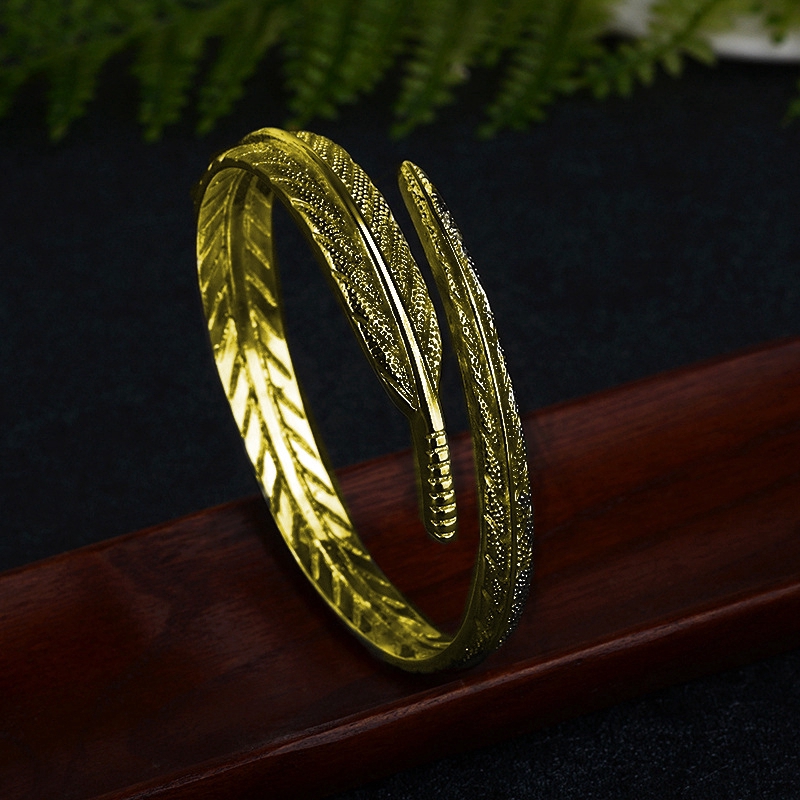 Vòng Tay Bạc Nữ Thời Trang Retro điều Chỉnh