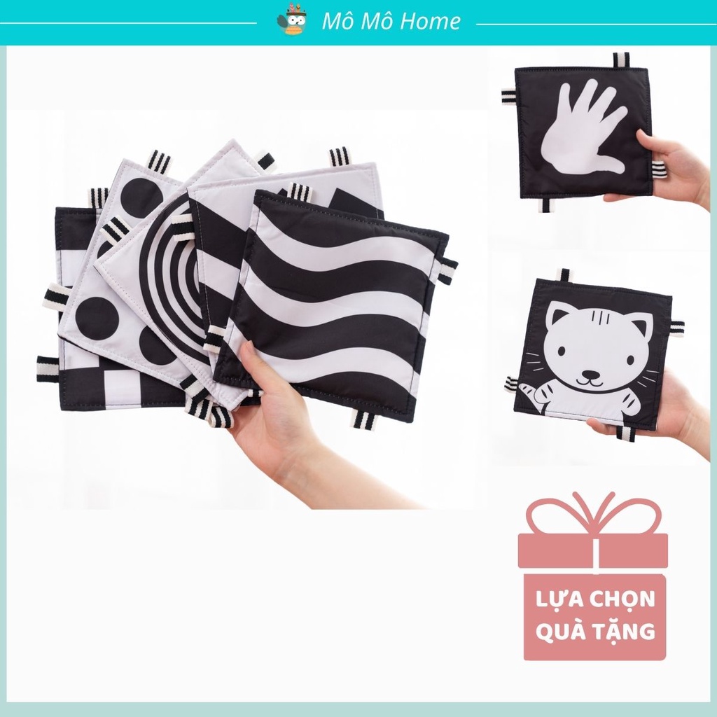 Bộ Thẻ Kích Thích Thị Giác trẻ sơ sinh 0-12 tháng tuổi