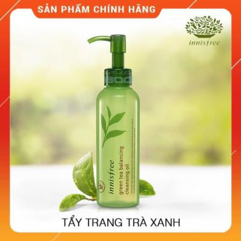 [ Xả Kho ] Tinh Chất Làm Sạch Innisfree Trà Xanh Green Tea Balancing Cleansing Oil 150ml