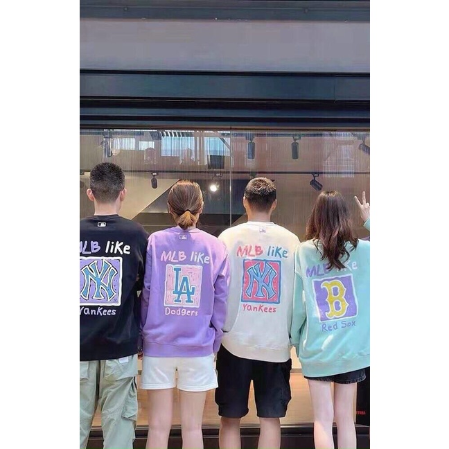 Áo Sweater NY M.LB LIKE ⚡️ Hàng Xuất Xịn ⚡️ Chất Nỉ Siêu Đẹp