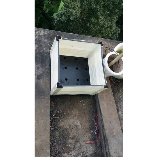 Chậu ghép thông minh trồng cây hoa to kích thước 50x50x55 đẹp bền chắc chắn