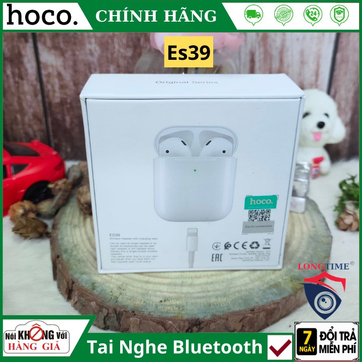 Tai nghe Bluetooth True Wireless Hoco ES39 định vị đổi tên hỗ trợ sạc Type C kết hợp không dây - Bảo hành 12 Tháng