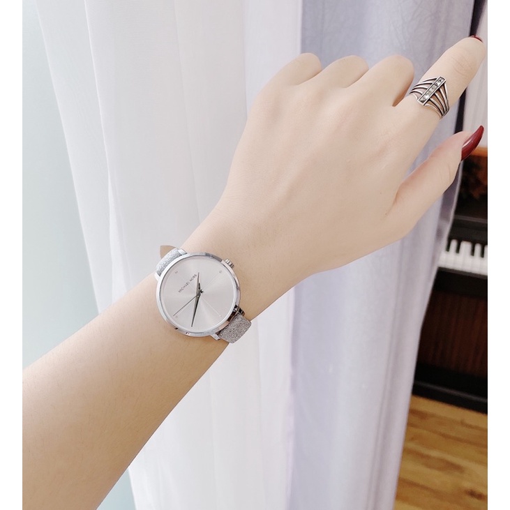 mặt dây da kim tuyến lấp lánh siêu sang