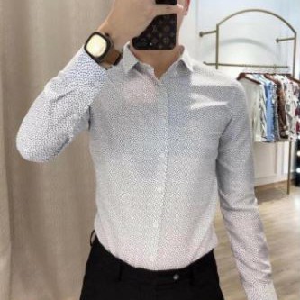 Sơ Mi Nam Trym Cò Họa Tiết Nam, Cực Chất, Chất Vải Mỏng Nhẹ, Dáng Body Slimfit Cực Đẹp | BigBuy360 - bigbuy360.vn
