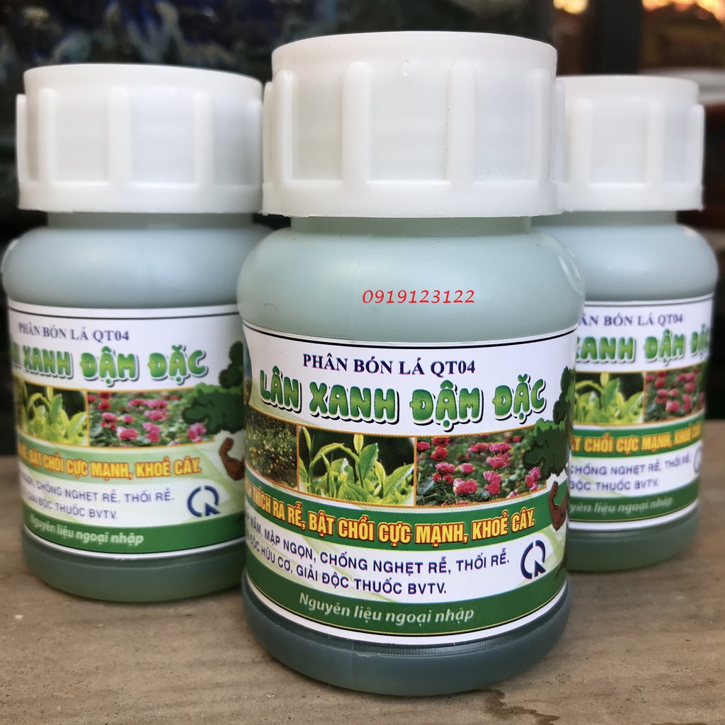 Lân xanh đậm đặc  100ml kích rễ - bật chồi - khỏe cây