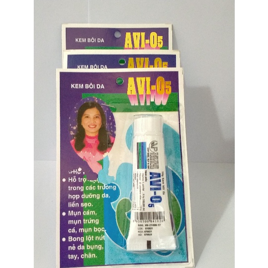 AVI O5 tub 10 g Kem Dưỡng da liền sẹo,chống nứt nẻ