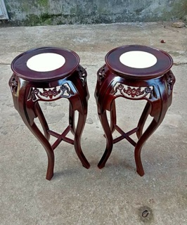 - đôn kiều gỗ lõi gụ - cao 80