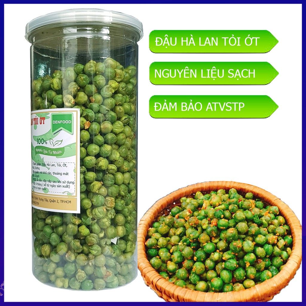 Đậu Hà Lan Rang Tỏi Ớt 1 hủ 410g