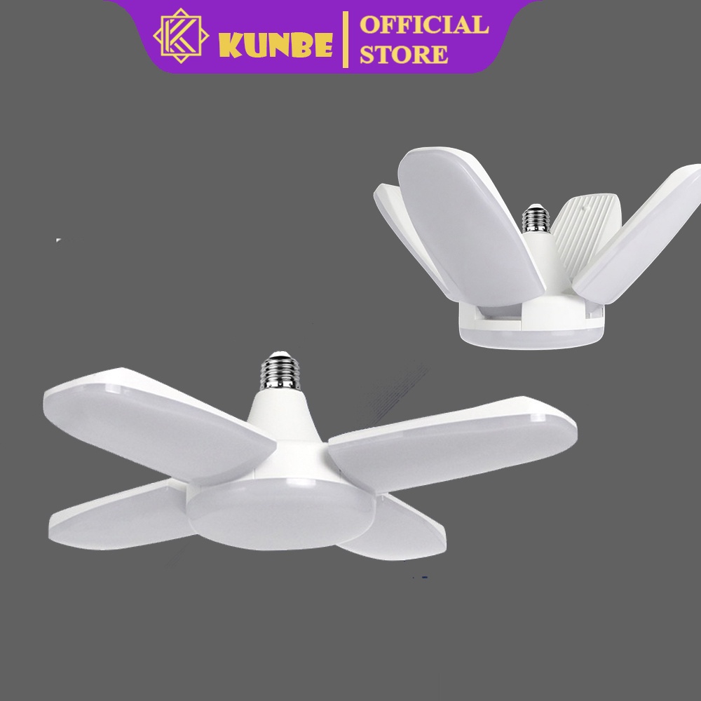 Bóng Đèn LED Hình Cánh Quạt KUNBE, Nhiều Công Suất 30W/45W/60W/75W Siêu Sáng, Tiết Kiệm Điện