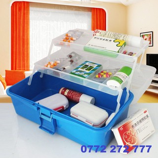 Hộp đựng dụng cụ câu cá 4 tầng.