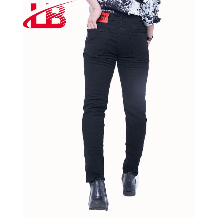 Quần Jean Nam Lb Jean Đen Trơn,phom Body Bó Sát Bnbb2829