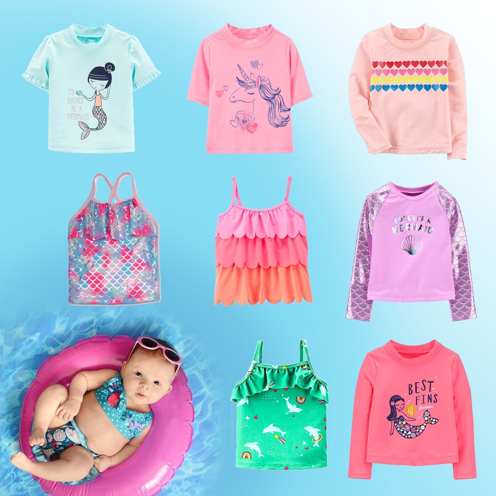 XẢ KHO LẺ SIZE Đồ bơi bé gái 3m-18m CHỌN MẪU Áo dài tay cộc tay hai dây mặc cùng bỉm bơi,đồ sơ sinh xuất dư xịn ShopNEM