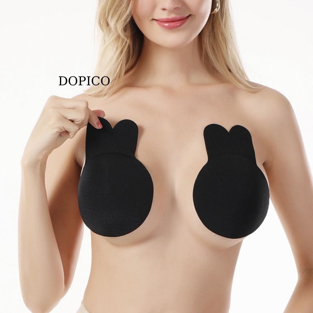 Miếng dán ngực ti nâng ngực , áo dán ngực tai thỏ chống chảy xệ vòng 1 DOPICO D0950