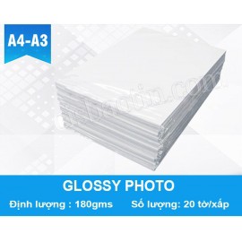 GIẤY ẢNH GLOSSY PHOTO A3  180GM