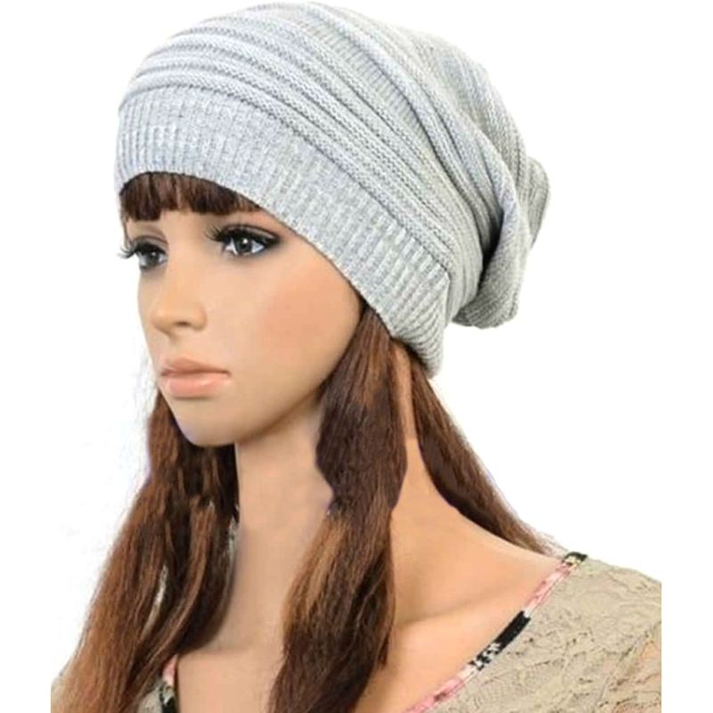 Mũ Nồi Dệt Kim Unisex Oversized Cho Mùa Đông