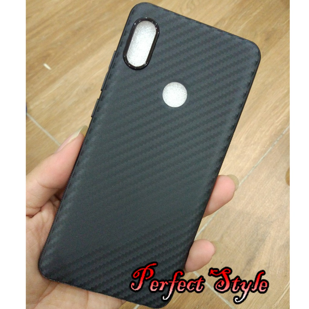 FREESHIP 99K TOÀN QUỐC_Ốp lưng cao su siêu mỏng họa tiết cacbon có rãnh chống chơn trượt cho xiaomi