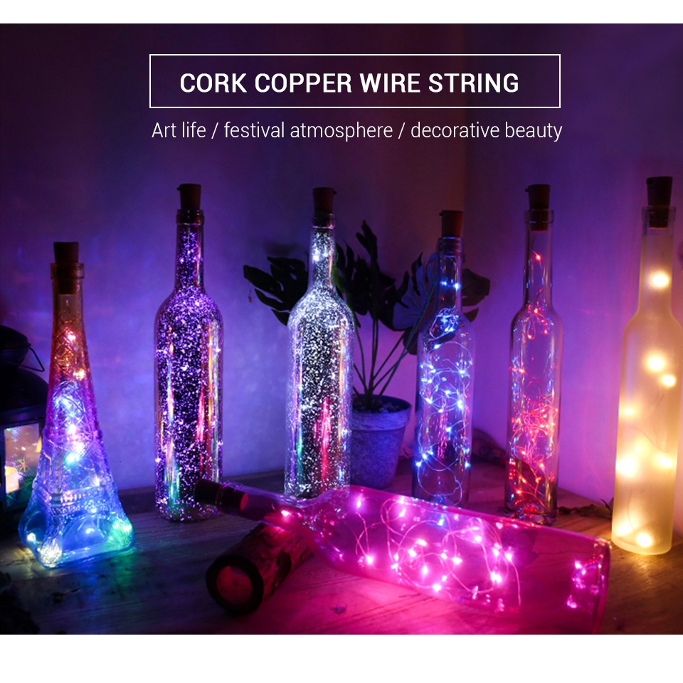 Dây Đèn led Chạy Pin Dùng Trang Trí Tiệc Cưới/Giáng Sinh