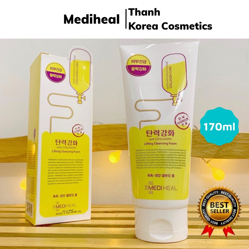 Sữa Rửa Mặt Collagen Giúp Săn Chắc Da Mediheal Collagen Care Cleansing Foam 170ml