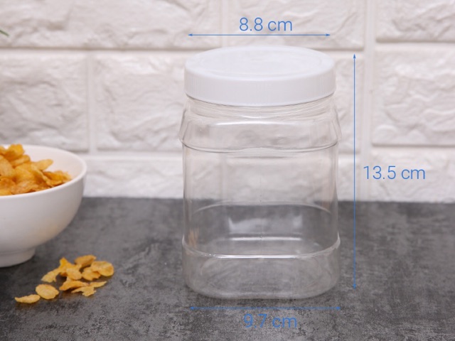 Hũ nhựa, hũ keo nhựa 1,2kg