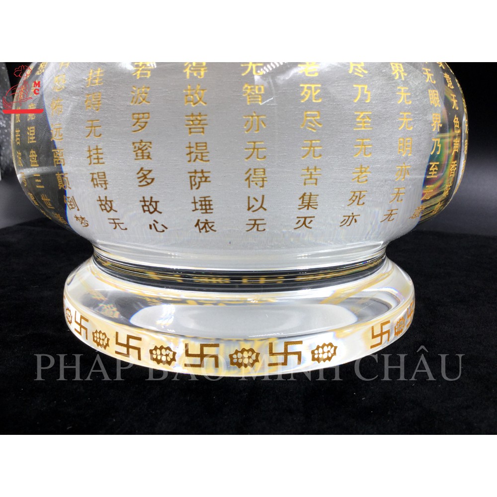 [PHÁP BẢO MINH CHÂU] Bát Hương Pha Lê 14cm - 17cm - CHẤT LƯỢNG CAO - ĐẸP TINH TẾ