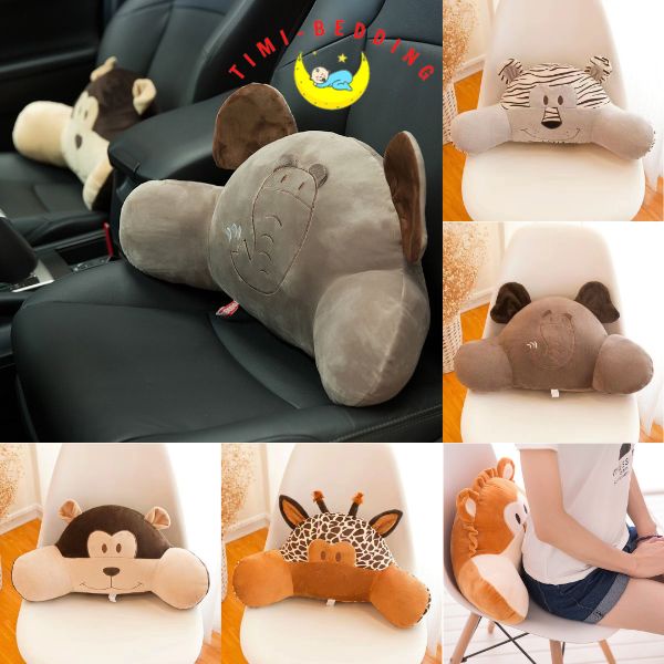 Gối tựa lưng ghế văn phòng hình thú ngộ nghĩnh đáng yêu, Gối tựa ghế, Nệm tựa lưng – Timibedding