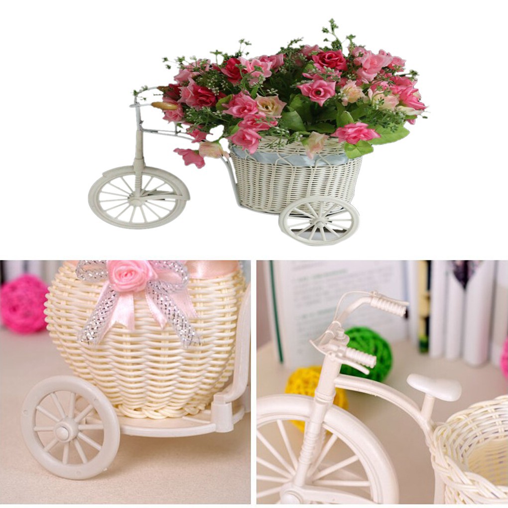 Lọ hoa dạng đứng thiết kế hình chiếc xe đạp