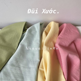 Vải đũi xước trơn - Nhà Vải Linen