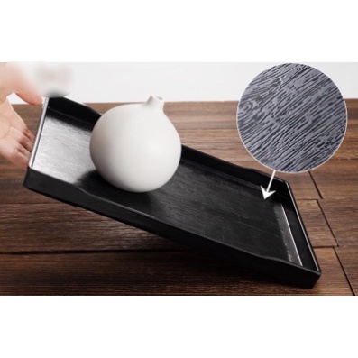 Khay phíp Melamine có vân giả gỗ chống trượt Loại
