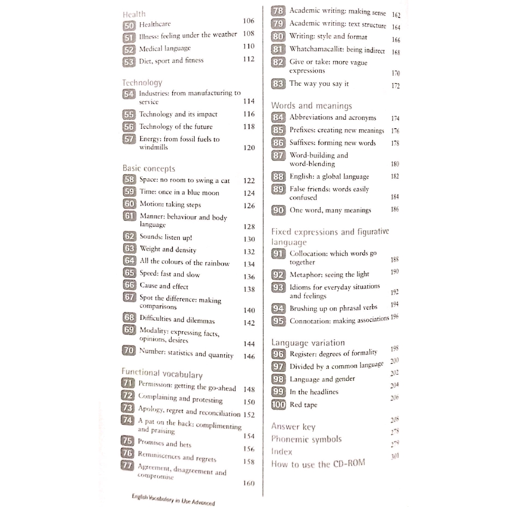Sách - English Vocabulary in Use: Advanced Book Fahasa Reprint Edition: Vocabulary Reference and Practice