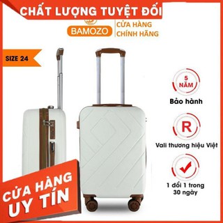 Vali kéo du lịch BAMOZO 8815 Combo Size 24cm + Size 20cm, Chống Va Đập Trên 100kg (BH - 5 năm) - Bamozoshop